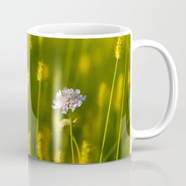 Flowery meadow and the bee Coffee Mug