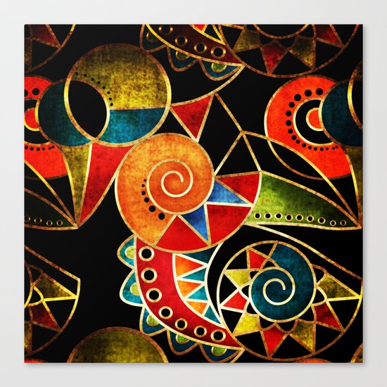 Abstraction - Carnival Canvas Print
