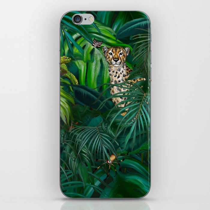 Jungle Cheetah Prints iPhone Skin