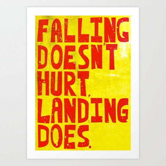 Falling Art Print