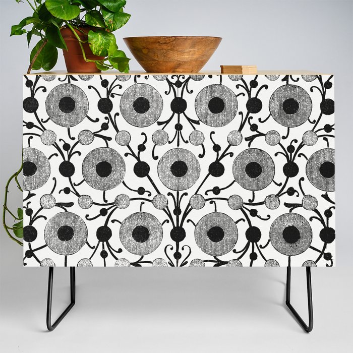 Chinese Floral Pattern 10 Credenza
