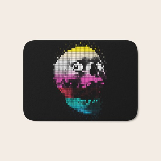 PIXEL SKULLY Bath Mat