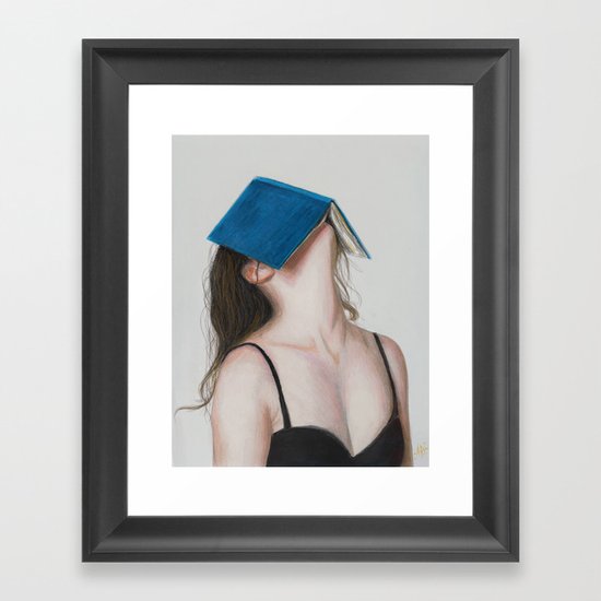 Books Framed Art Print