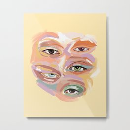 Surreal Eye Painting Metal Print | Painting, Surreal, Acrylic, Eyes, Surrealistic, Makeup, Funky, Drawing, Digitalart, Paint 