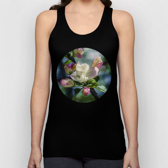 Crabapple flower and buds Unisex Tank Top
