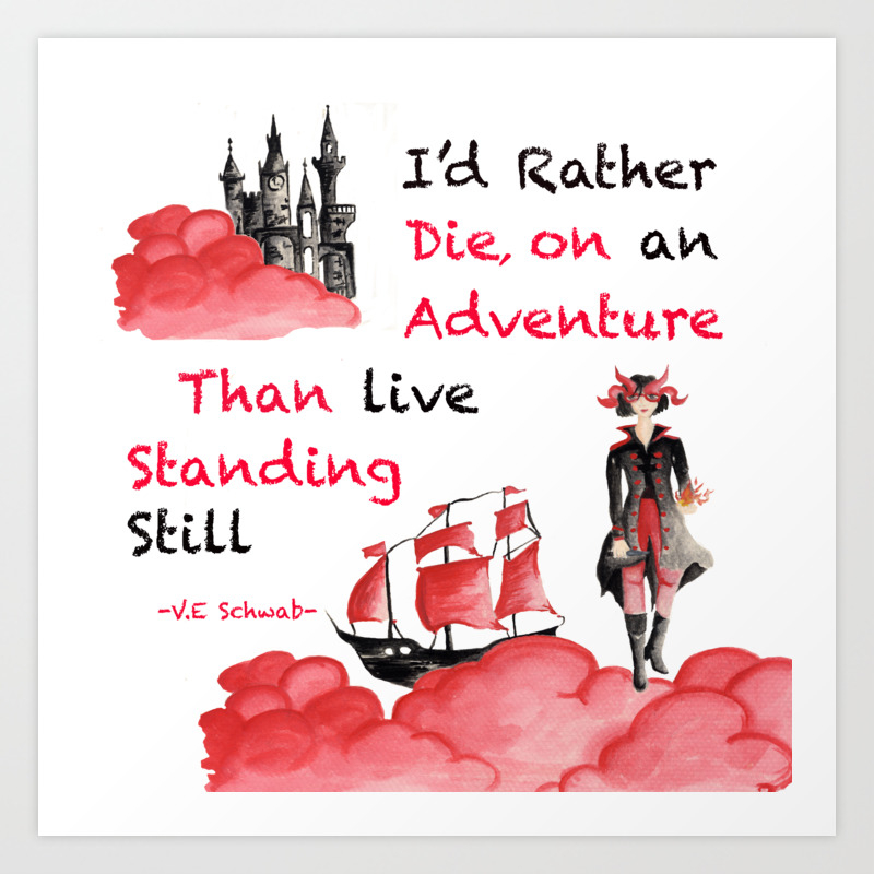 Delilah Bard A Darker Shade Of Magic Quote Art Print By Twinklecanvas Society6