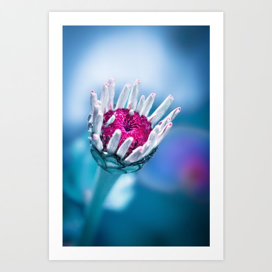 BLUE BEAUTY Art Print