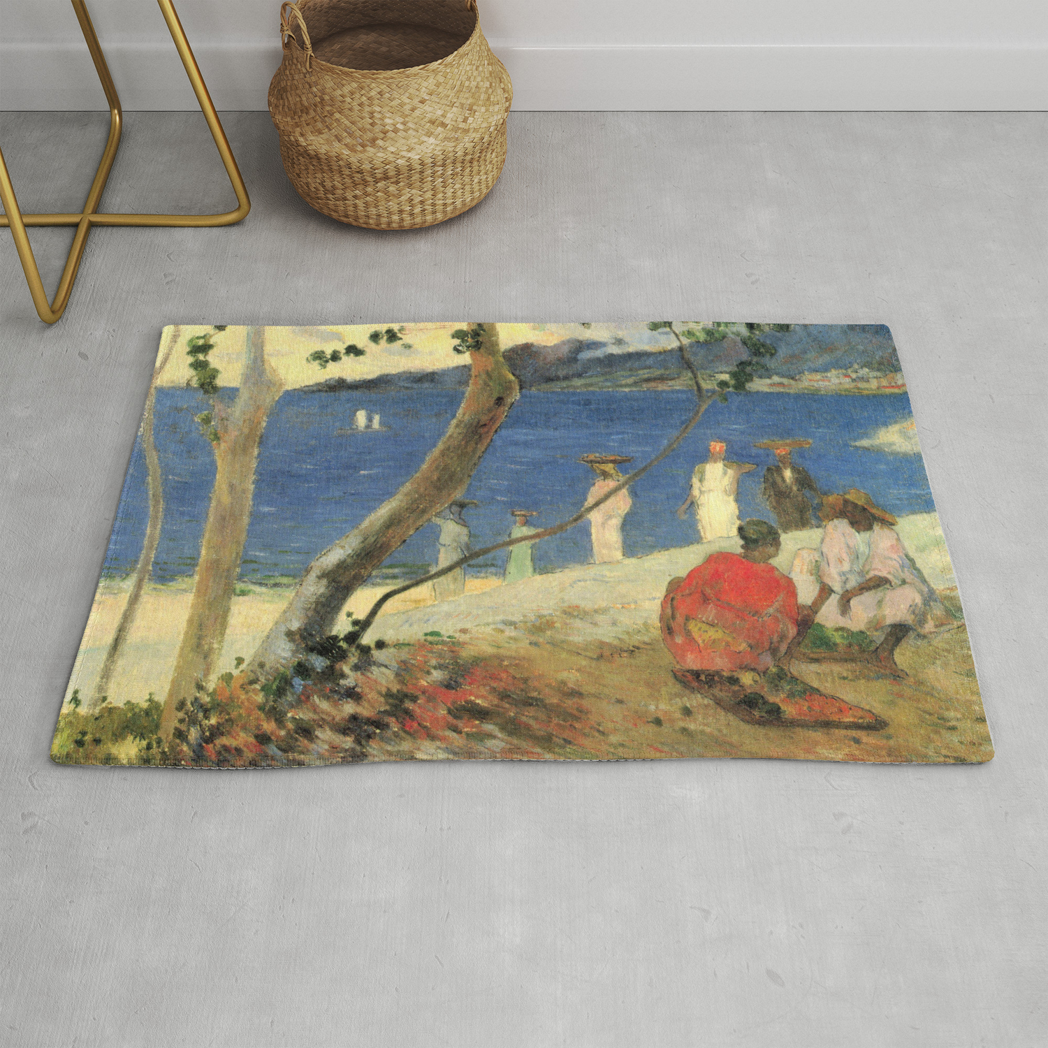 Paul Gauguin Porteuses De Fruits A L Anse Turin Bord De Mer Ii 17 Rug By Paul Gauguin Society6 Paul Gauguin Porteuses De Fruits A L Anse Turin Bord De Mer Ii 17 Rug By Paul Gauguin Society6