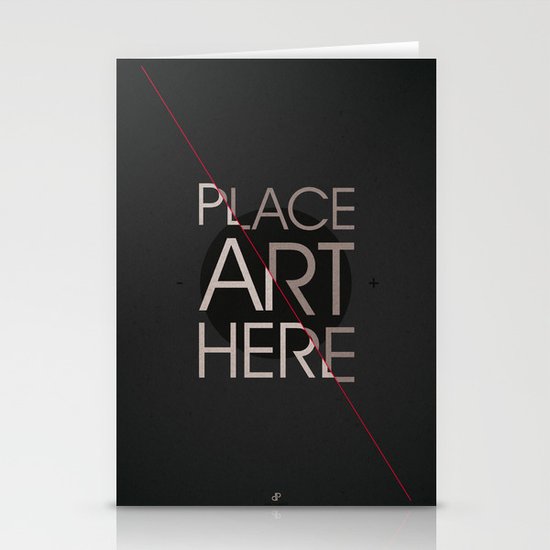 The Art Placeholder Stationery Cards