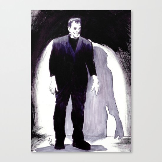 Science's Monster Terror Canvas Print