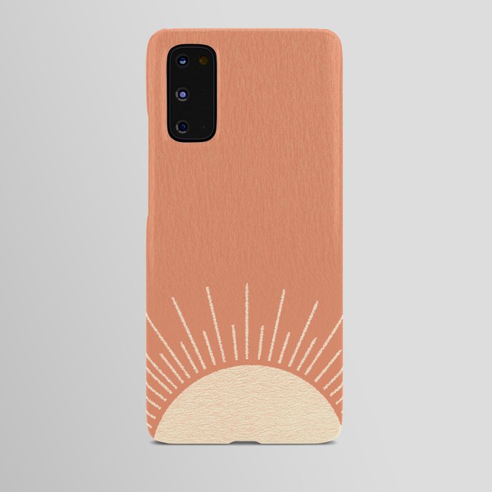 Sunrise pink Android Case