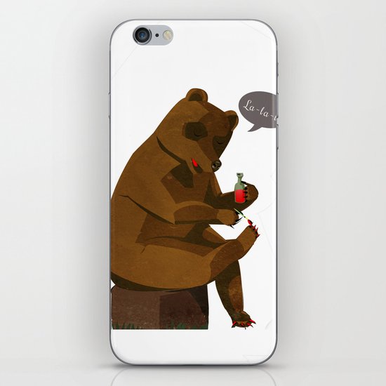 Mrs. Bear iPhone & iPod Skin