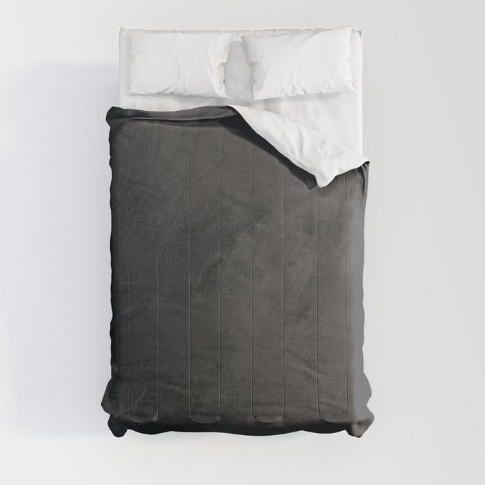 Dark Grey Wall Comforter