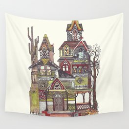 Haunted House Wall Tapestry