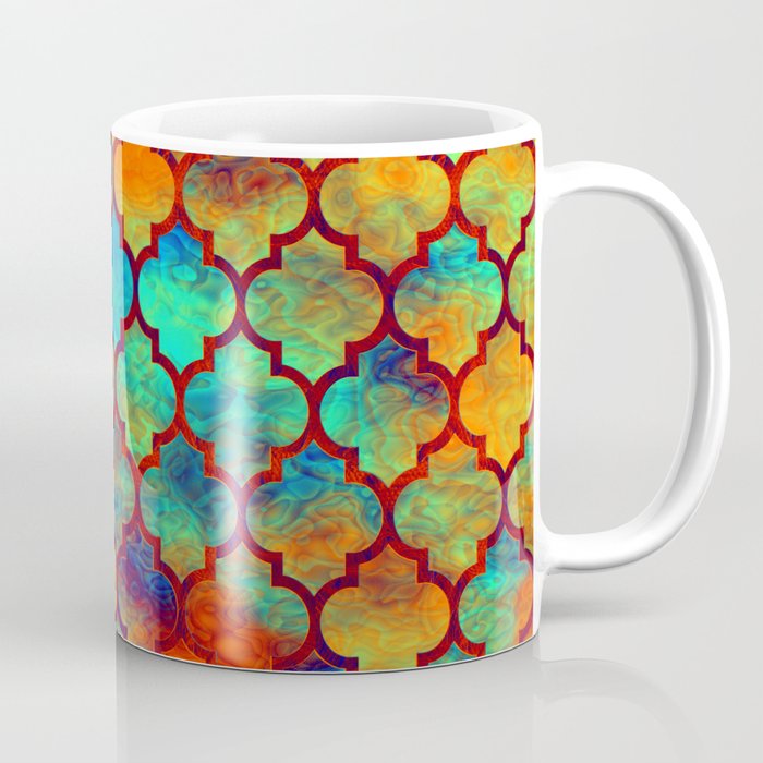 Bohemian hippy colorful country design Coffee Mug
