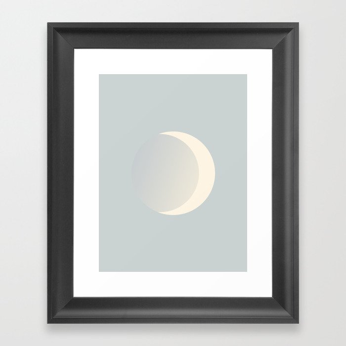 Ethereal Moon Framed Art Print