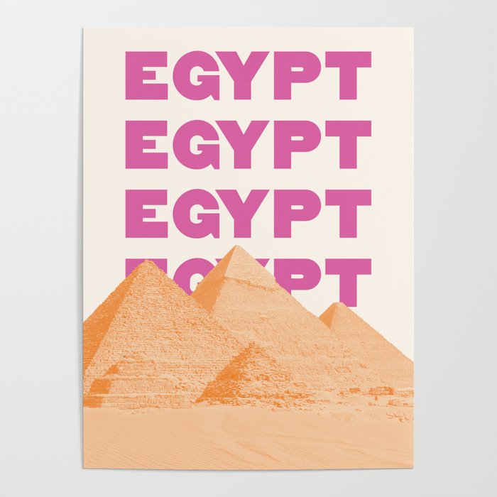 Egypt Pyramids Poster