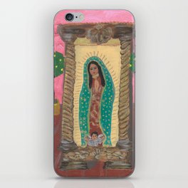 Our Lady of Guadalupe Altarpiece · Retablo de la Virgen de Guadalupe iPhone Skin