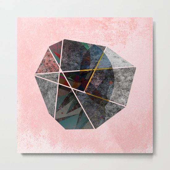 UNSETTLED OCTAGON Metal Print