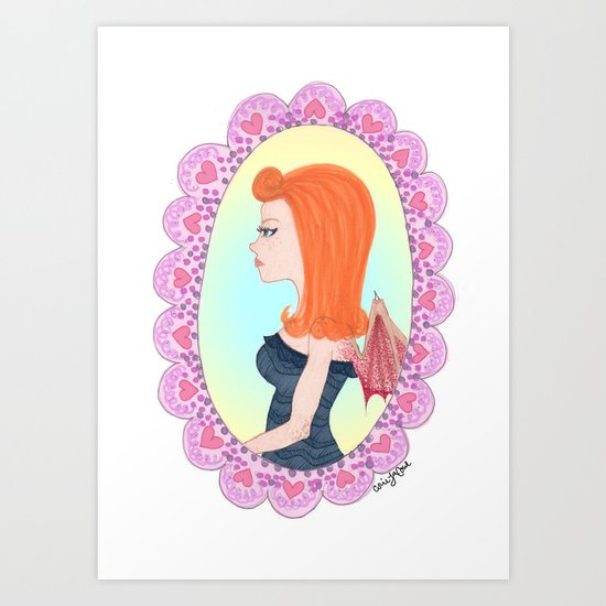 the locket photo Art Print