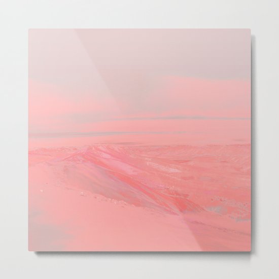 CHEMIN ROSE Metal Print