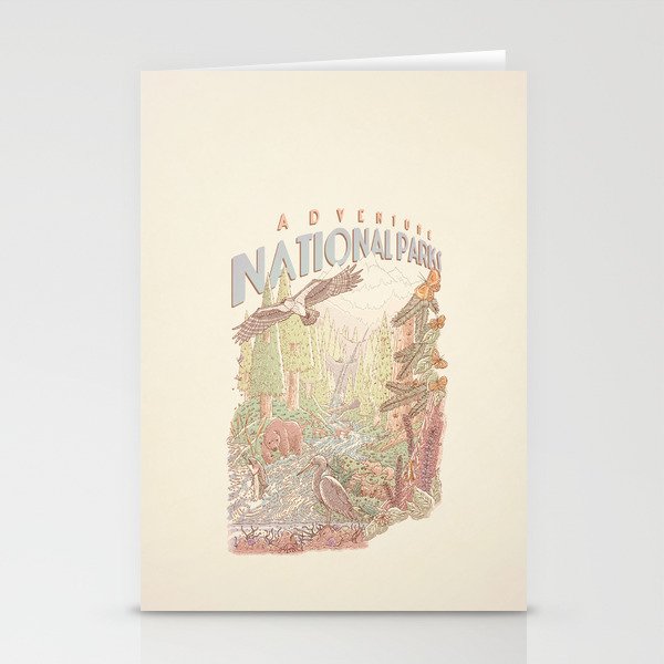 Adventure National Parks Stationery Cards