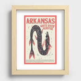 Arkansas White River Monster Recessed Framed Print