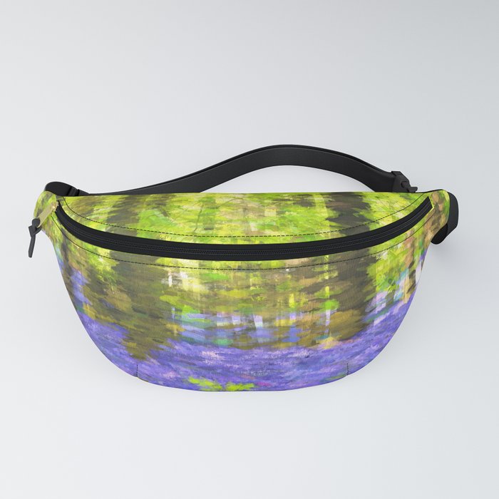 Bluebells Abstract  Fanny Pack