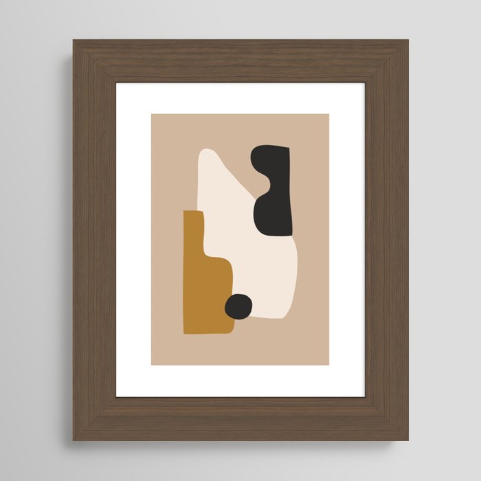 abstract minimal 16 Framed Art Print