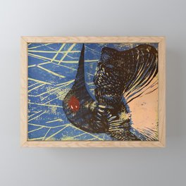 Looney Bird Framed Mini Art Print