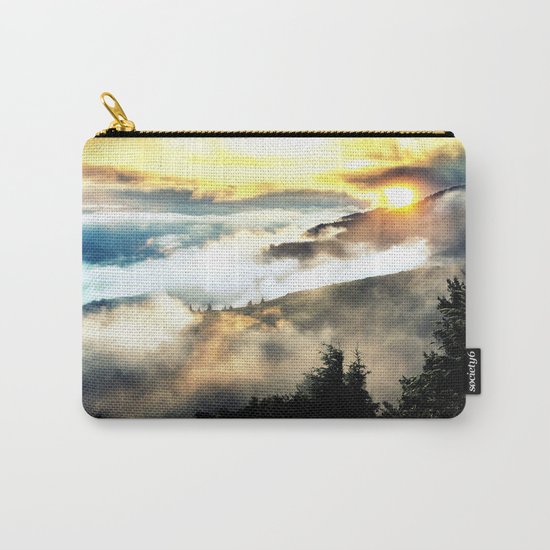 Sunrise mountains Carry-All Pouch