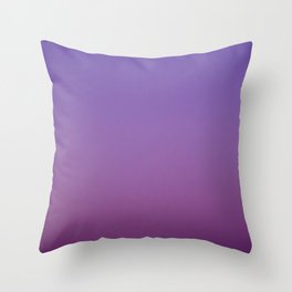 Gloaming Gradient II Throw Pillow | Calm, Violet, Soft, Gloaming, Solidcolor, Englishbay, Sunset, Evening, Magenta, Mist 