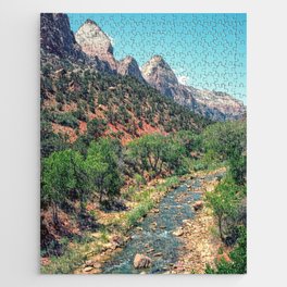 Zion National Park River Jigsaw Puzzle