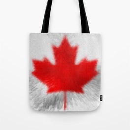 Extruded Flag of Canada Tote Bag