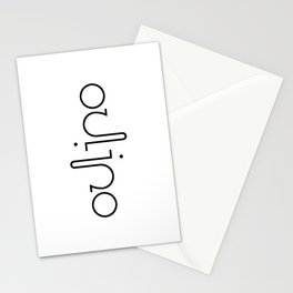 OULIPO ambigram Stationery Cards