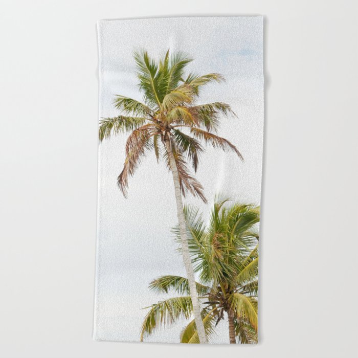 Floridian Palms #1 #tropical #wall #art #society6 Beach Towel