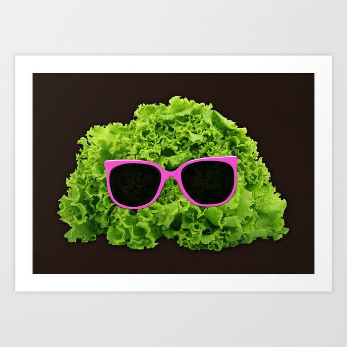 Mr Salad Art Print