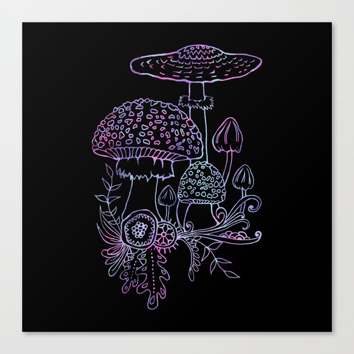 Mushrooms Canvas Print