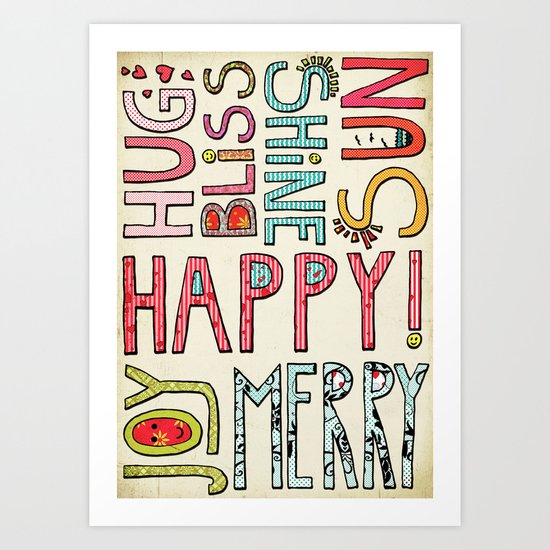My Happy Life Art Print