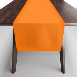 Bright Neon Orange Russet 2018 Fall Winter Color Trends Table Runner
