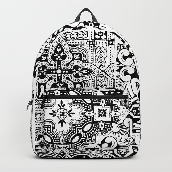 celtic knot black & white Backpack