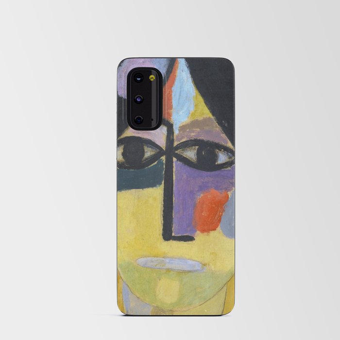 Alexej von Jawlensky "Mystical head - Raven's Wing IV" 1918 Android Card Case