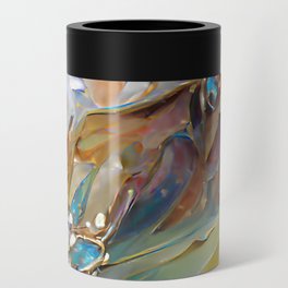 Opalescence 1 Abstract Glitzy Art Can Cooler