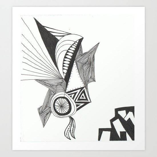 Whispering Wheel Art Print