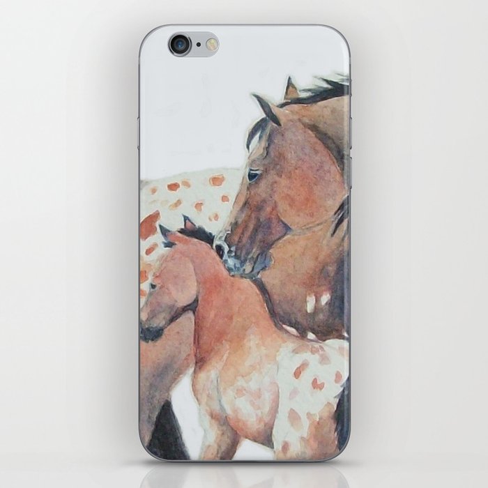 Mother's Love Appaloosa Horses iPhone Skin