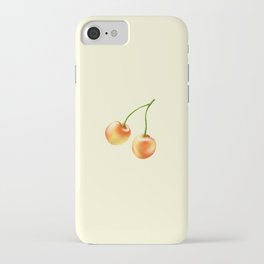 Summer Cherry - Yellow iPhone Case