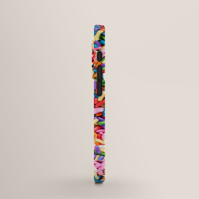Society6 ケース Rainbow Sprinkles - an abstract photograph Colorful Rainbow Sprinkles | Sweet Candy iPhone Case by
