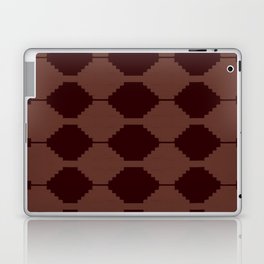 Brown + Tan Southwestern Ethnic Ornament Pattern Laptop Skin
