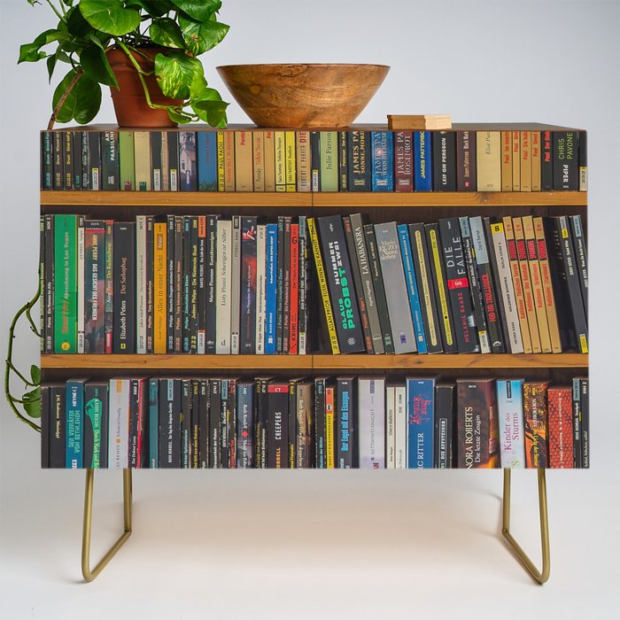Bookshelf credenza top