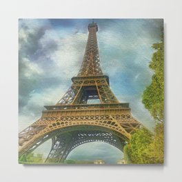 Eiffel Tower - La Tour Eiffel Metal Print
